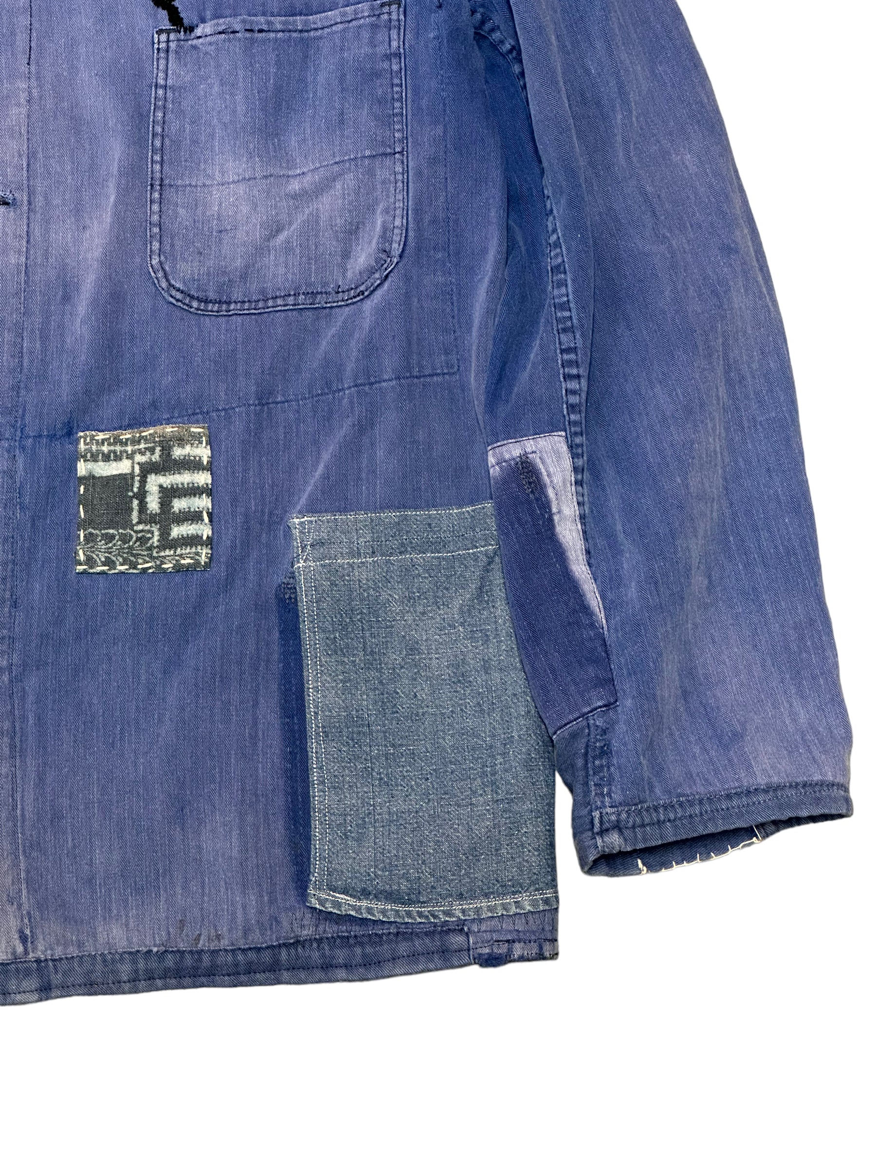 ALC- Vintage Fabric Patched Workwear Jacket