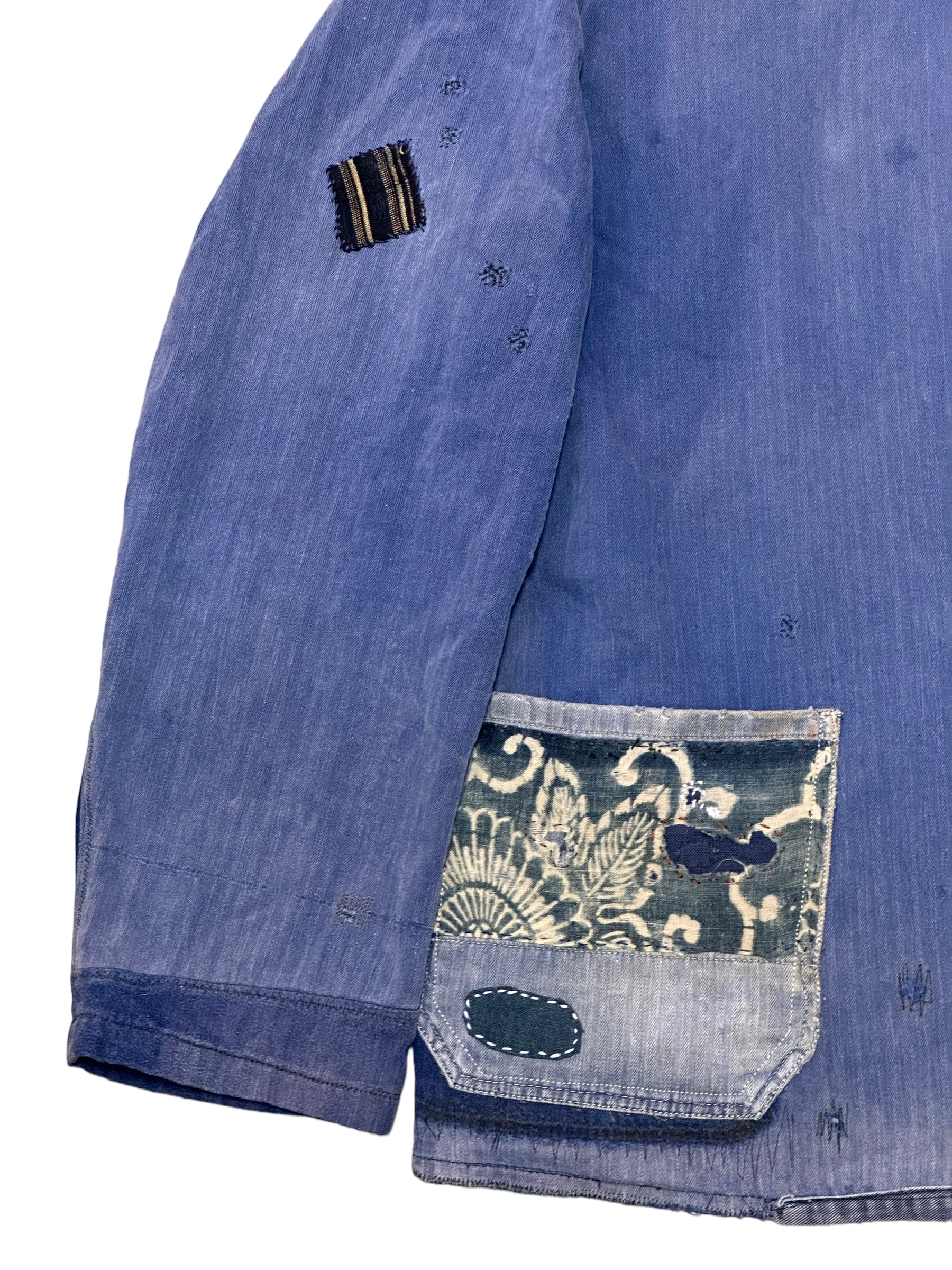ALC- Vintage Fabric Patched Workwear Jacket