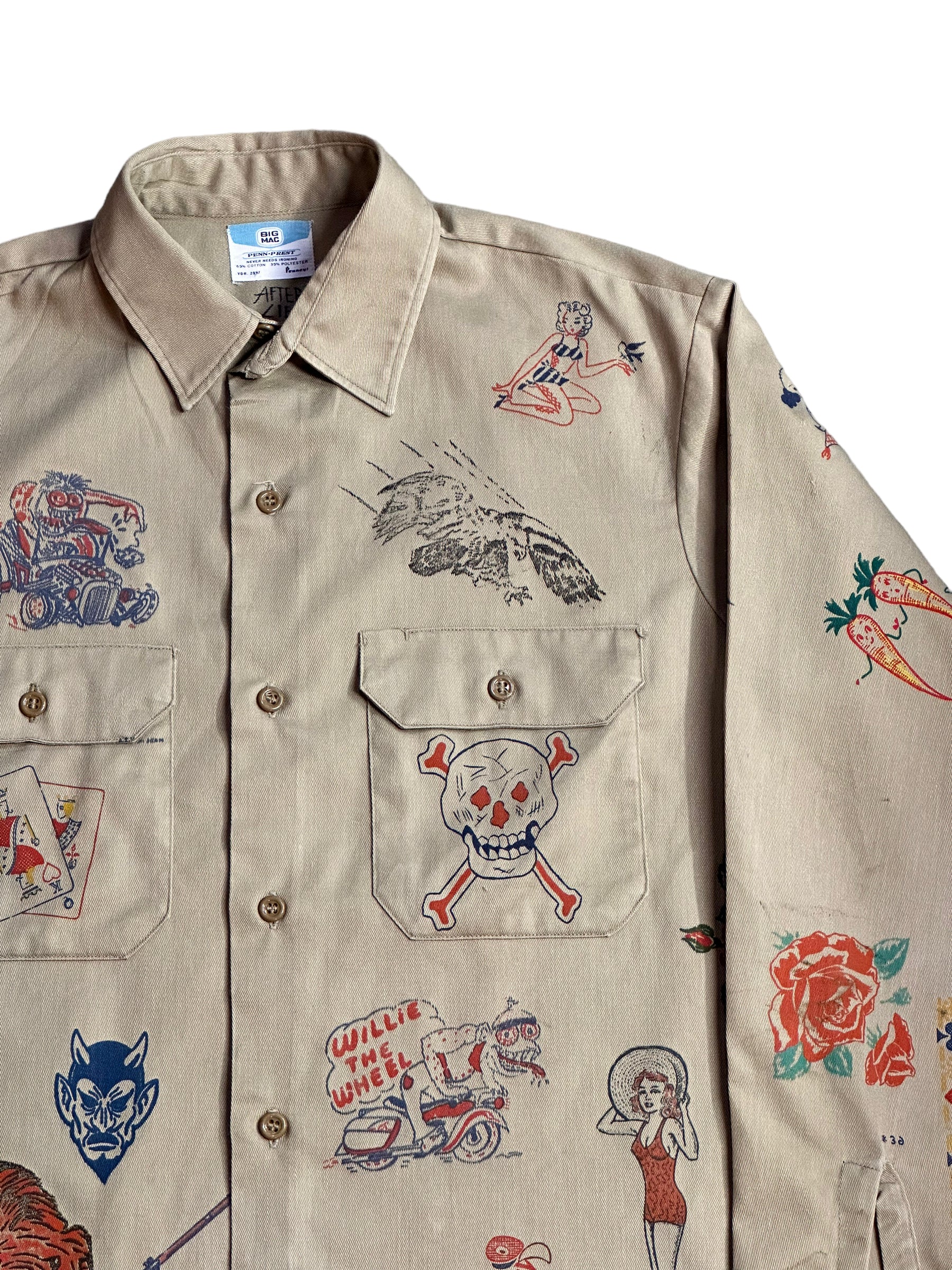 ALC- Vintage Test Print Transfer Shirt 1/1 of