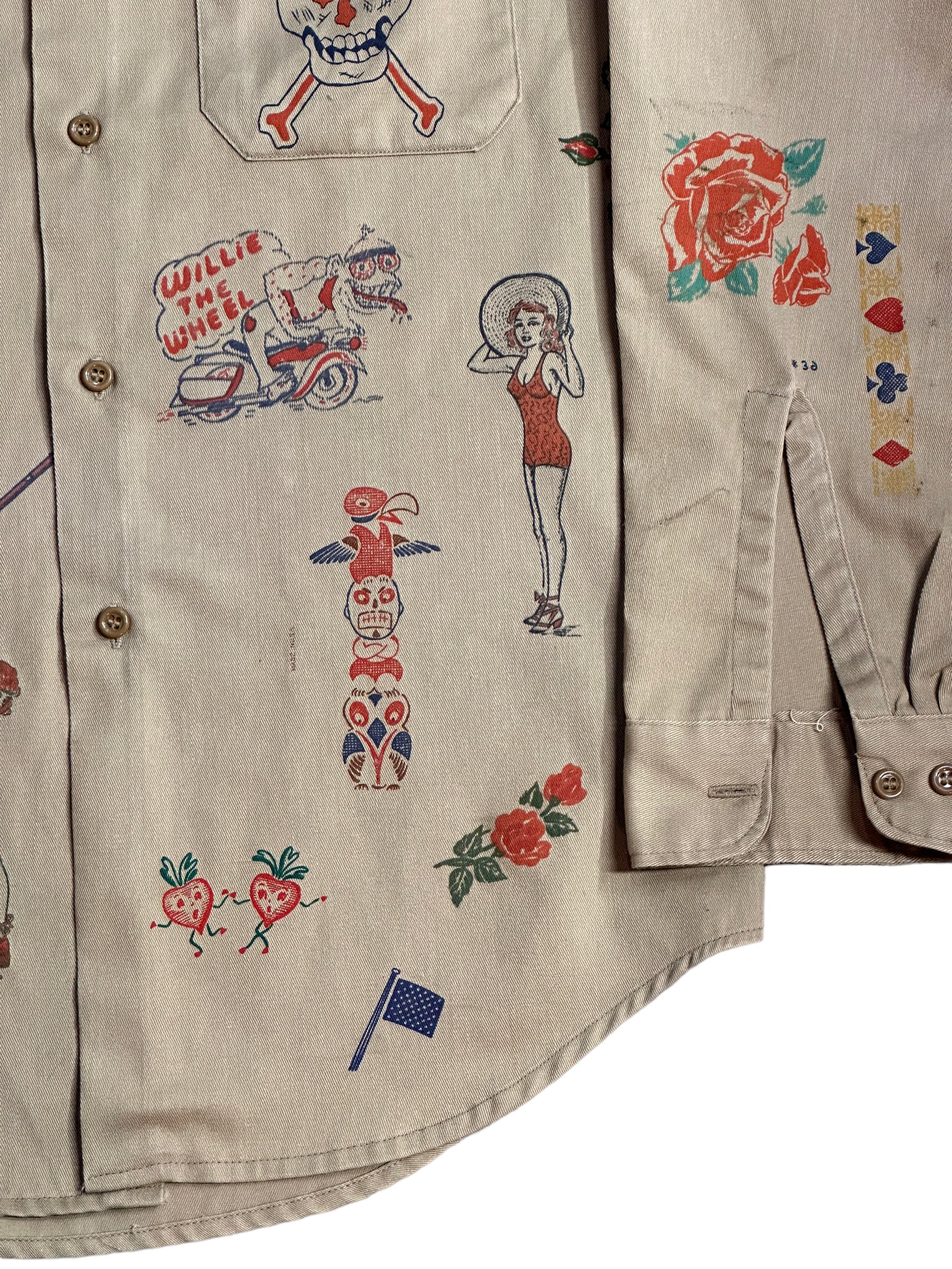 ALC- Vintage Test Print Transfer Shirt 1/1 of