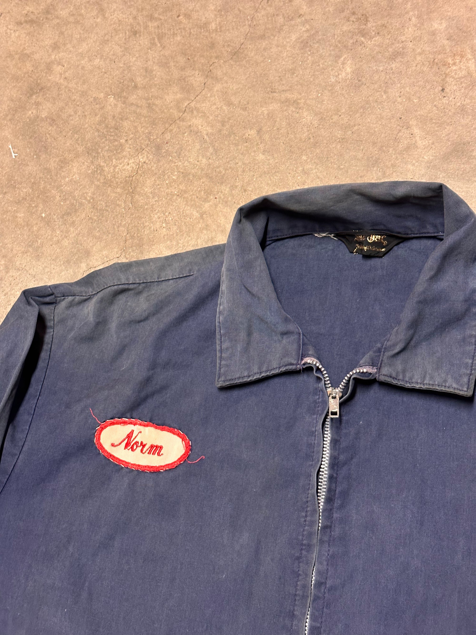 Vintage 1960’s Crystal Raceway Felt “Sir Jac” Drag Racing Jacket