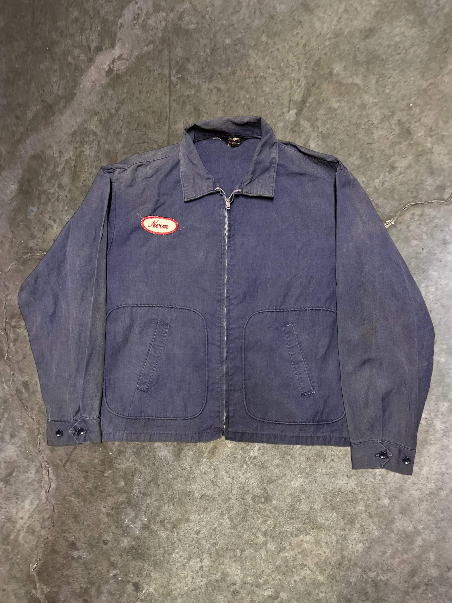 Vintage 1960’s Crystal Raceway Felt “Sir Jac” Drag Racing Jacket