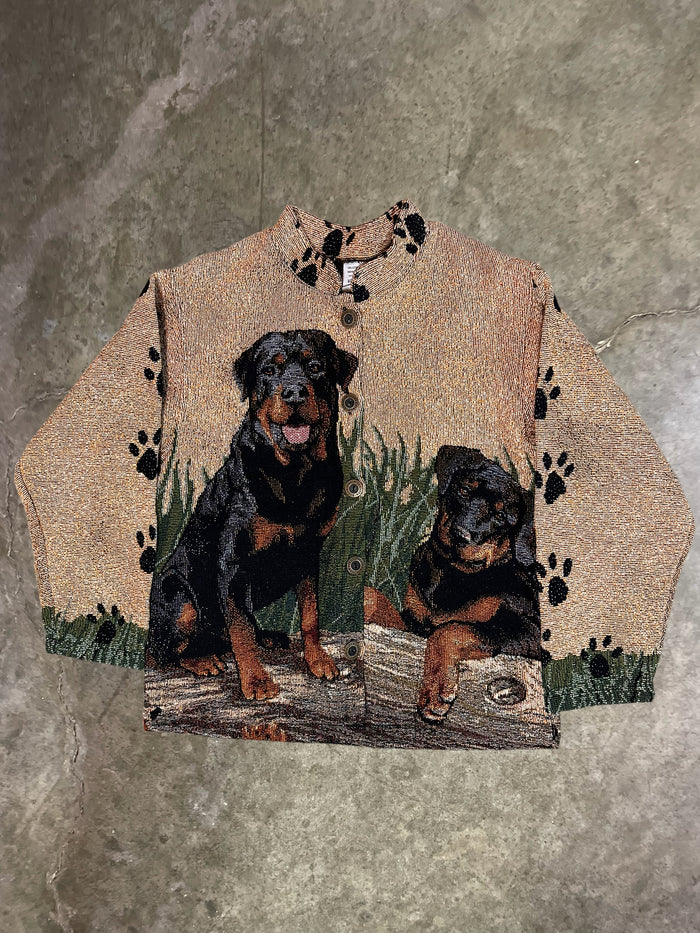Vintage 1990’s Rottweiler Sugar Street Weavers Jacket