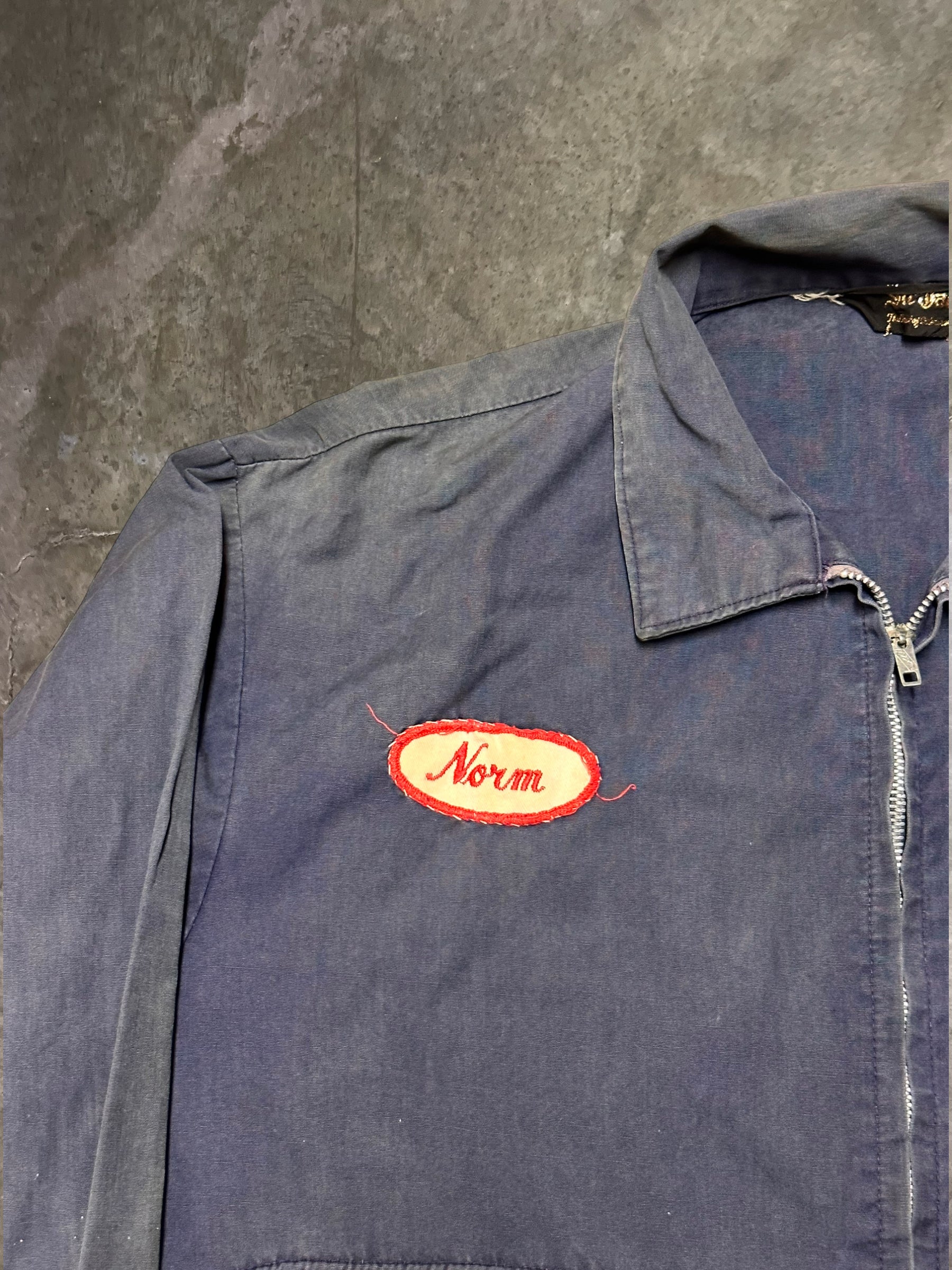 Vintage 1960’s Crystal Raceway Felt “Sir Jac” Drag Racing Jacket