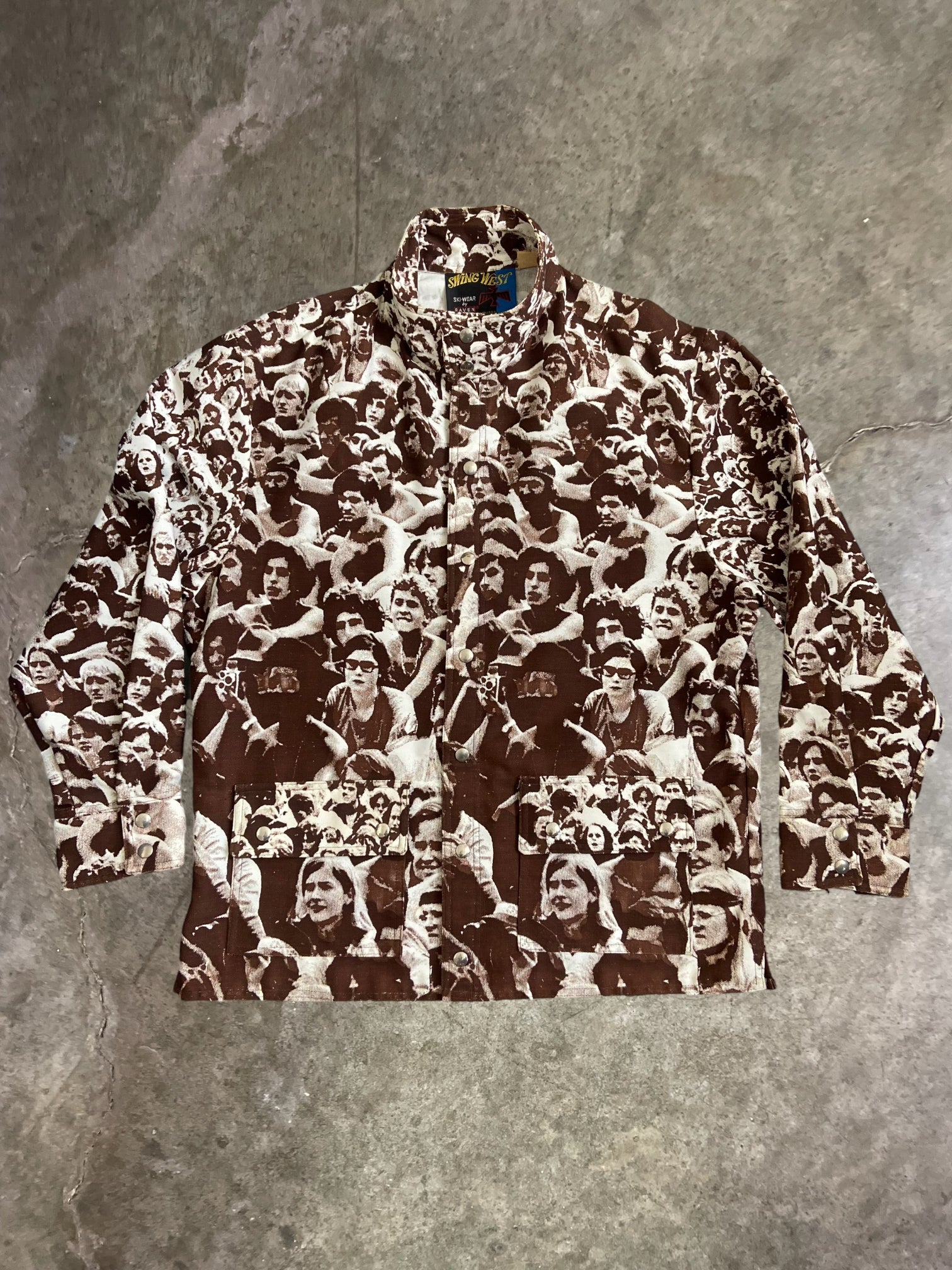Vintage Deadstock 1960's Woodstock Photo Swing West Jacket