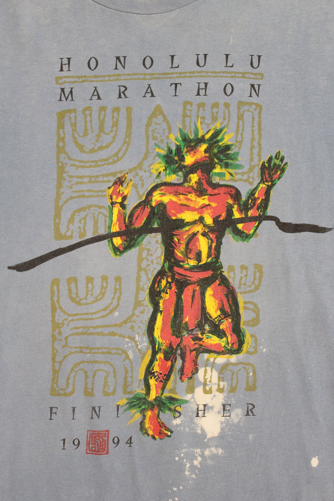 Vintage 1994 Nike Honolulu Marathon Finisher T-Shirt