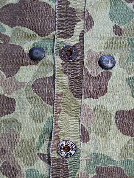 WWII Original USMC 1940's P44 HBT Camel Frogskin Jacket ///SOLD///