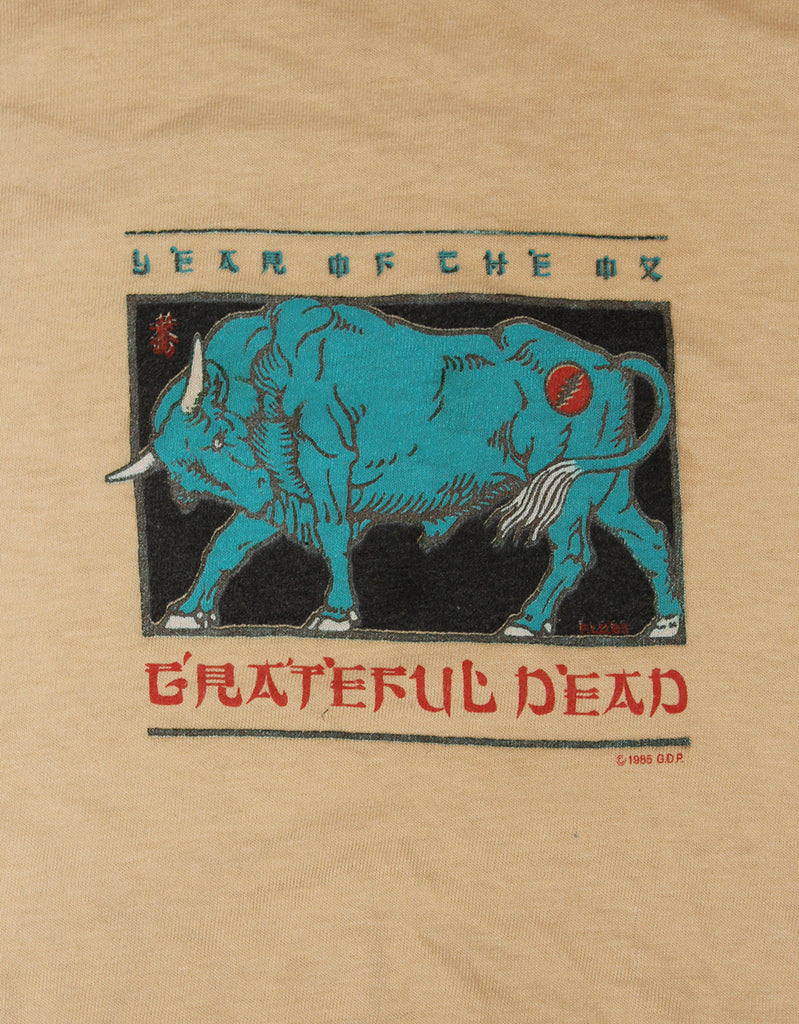 Vintage 1985 Grateful Dead Year of The Ox Long Sleeve Shirt