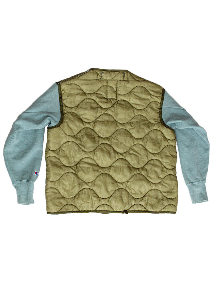 ALC-001 Reverse Weave Liner Jacket Seafoam