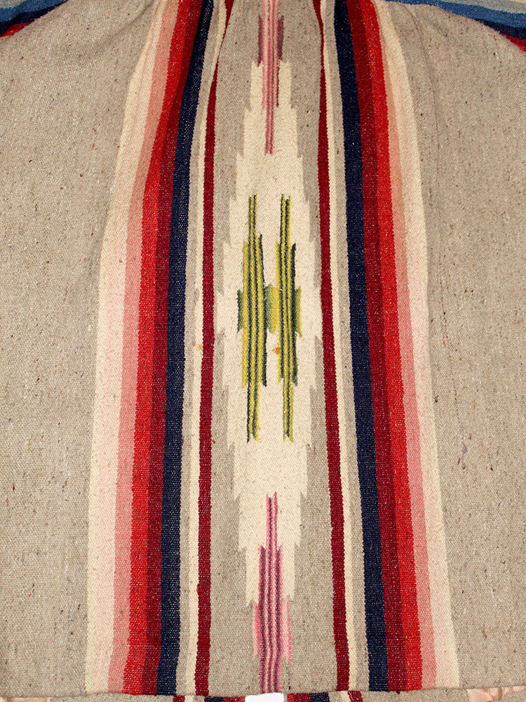 Vintage 50's Mexican Saltillo Blanket Jacket – Afterlife Vintage 50's Mexican Saltillo Blanket Jacket – Afterlife