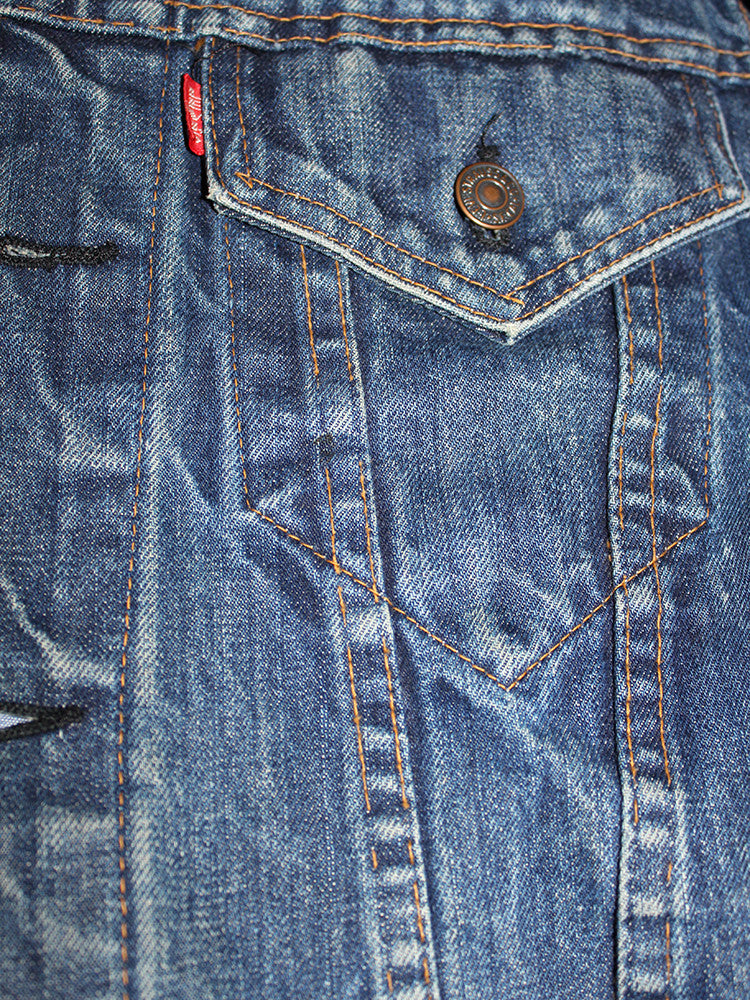 ALC-003 Levi's Big E Denim Patchwork Jacket