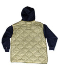 ALC-001 Hooded Reverse Weave Liner Parka Navy ///SOLD///
