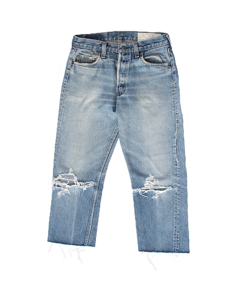 ALC-008 Blown Out Levi's 501 Made in USA///SOLD///