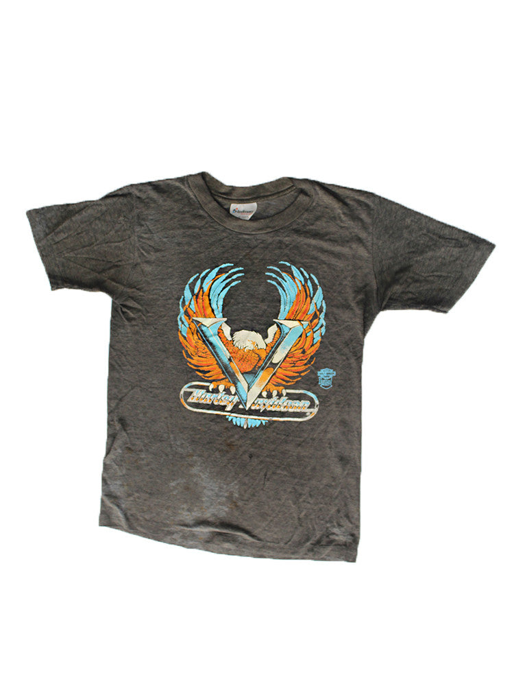 トップス 80'S Harley Davidson V-Twin T-Shirts/L Vintage 80's Harley Davidson Thin V Engine T-shirt ///SOLD