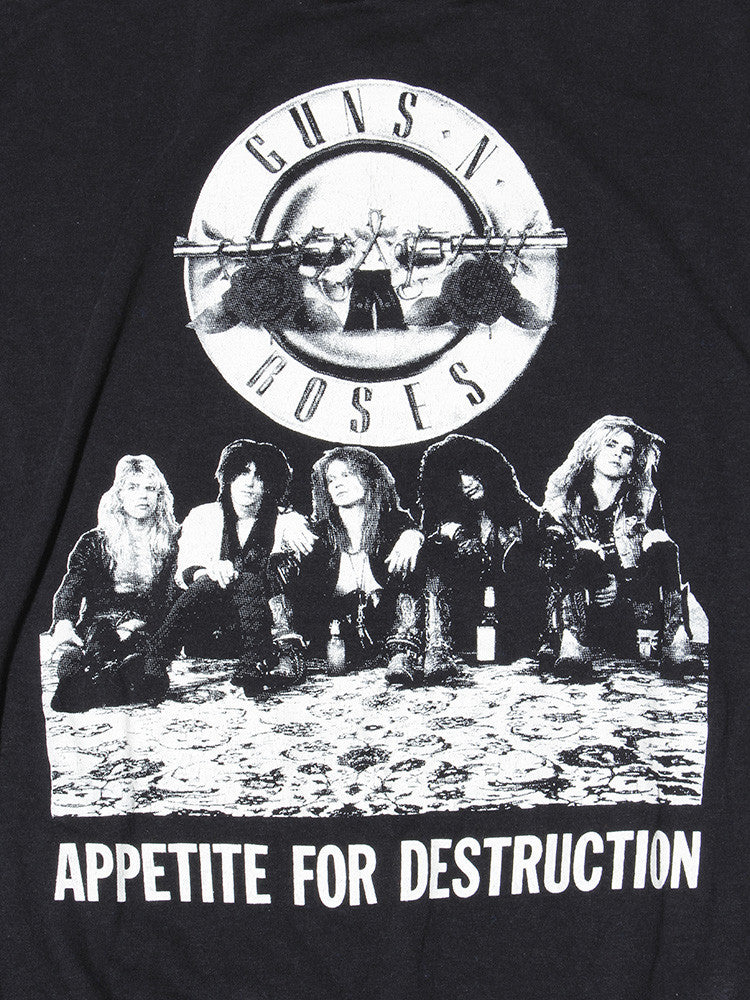 Guns N Roses Appetite for Destruction Vintage T-Shirt 1987