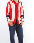 Vintage 60's American Flag Shirt ///SOLD///