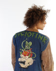 Vintage Suciofink Ed Roth Rat Fink Art Suede Denim Jacket