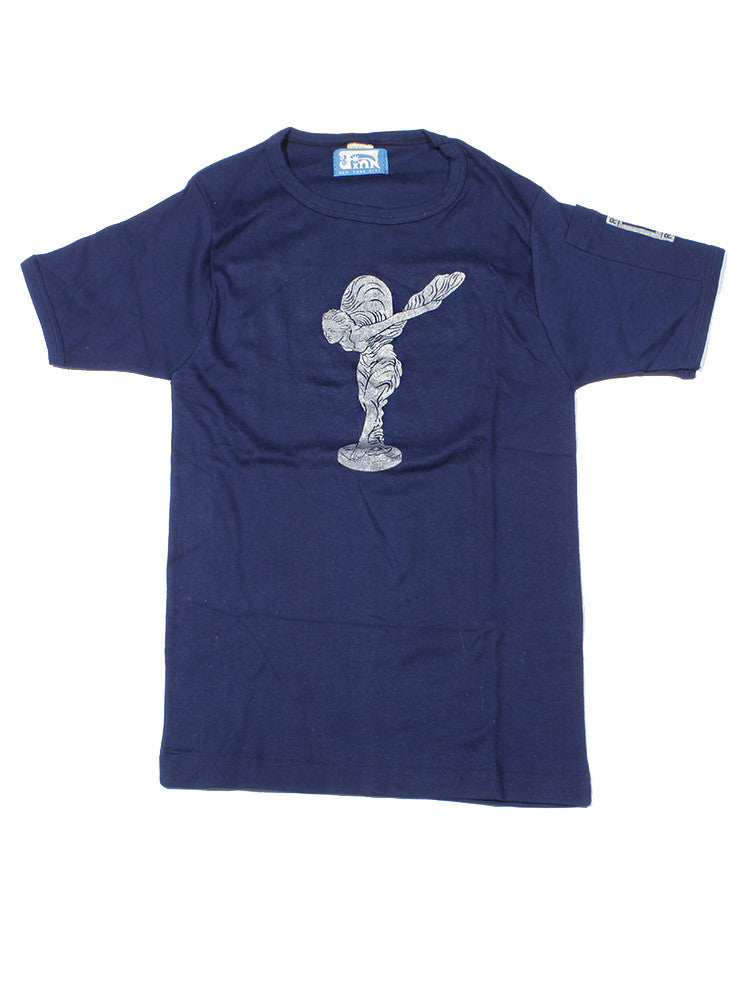 T-shirt Uomo In Cotone Biologico Rolls Royce Spirit 1980 Stile Retrò Fuelly Threads