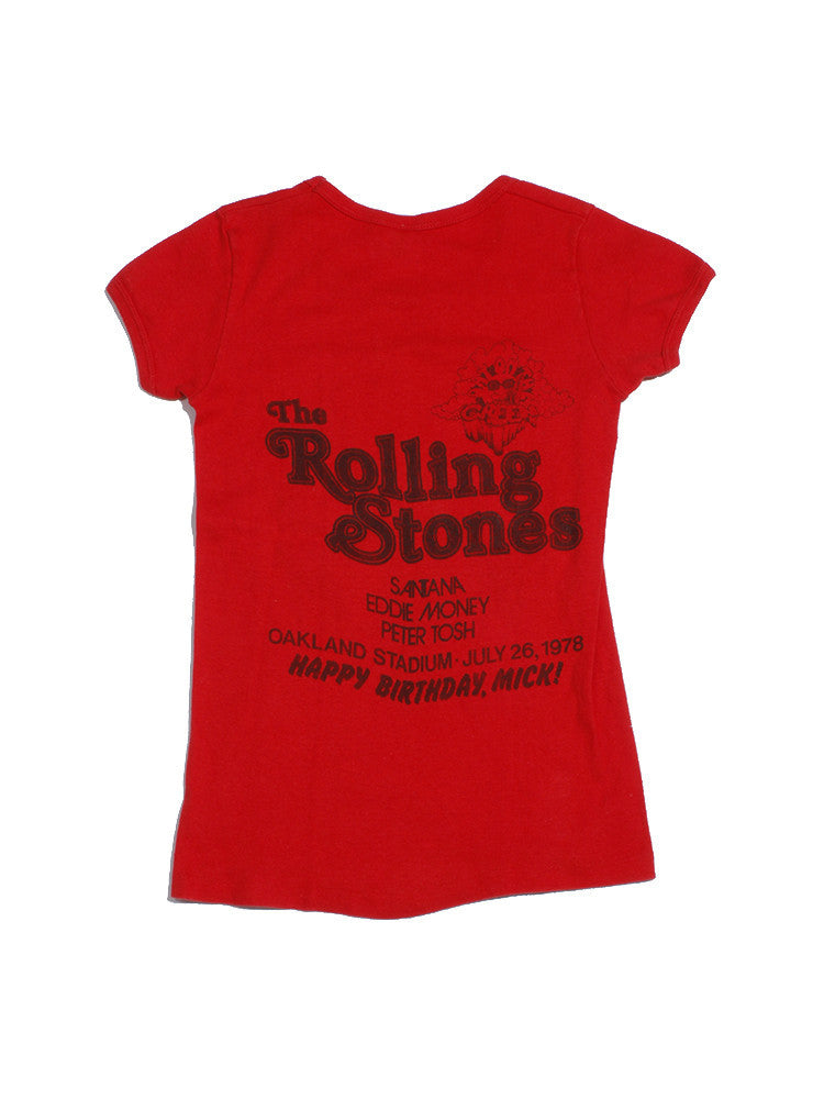 Vintage 1978 Rolling Stones T-shirt-Happy Birthday Mick!