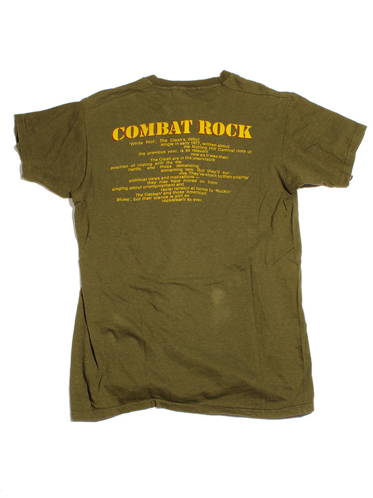 Vintage Clash T-shirt Combat Rock 1982