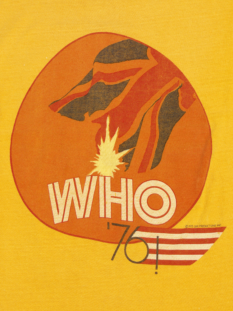 Vintage 1976 The Who T-shirt