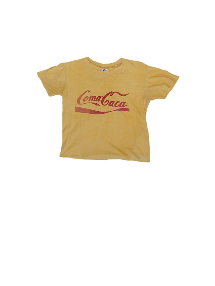 Vintage 70's Coma-Caca Shirt "Eat Shit"
