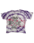 Vintage 90's Skull Spike All Over Print Shirt Tie Dye