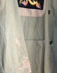 ALC-046 Custom U.S. WWII USMC HBT Herringbone Twill P41 Utility Jacket