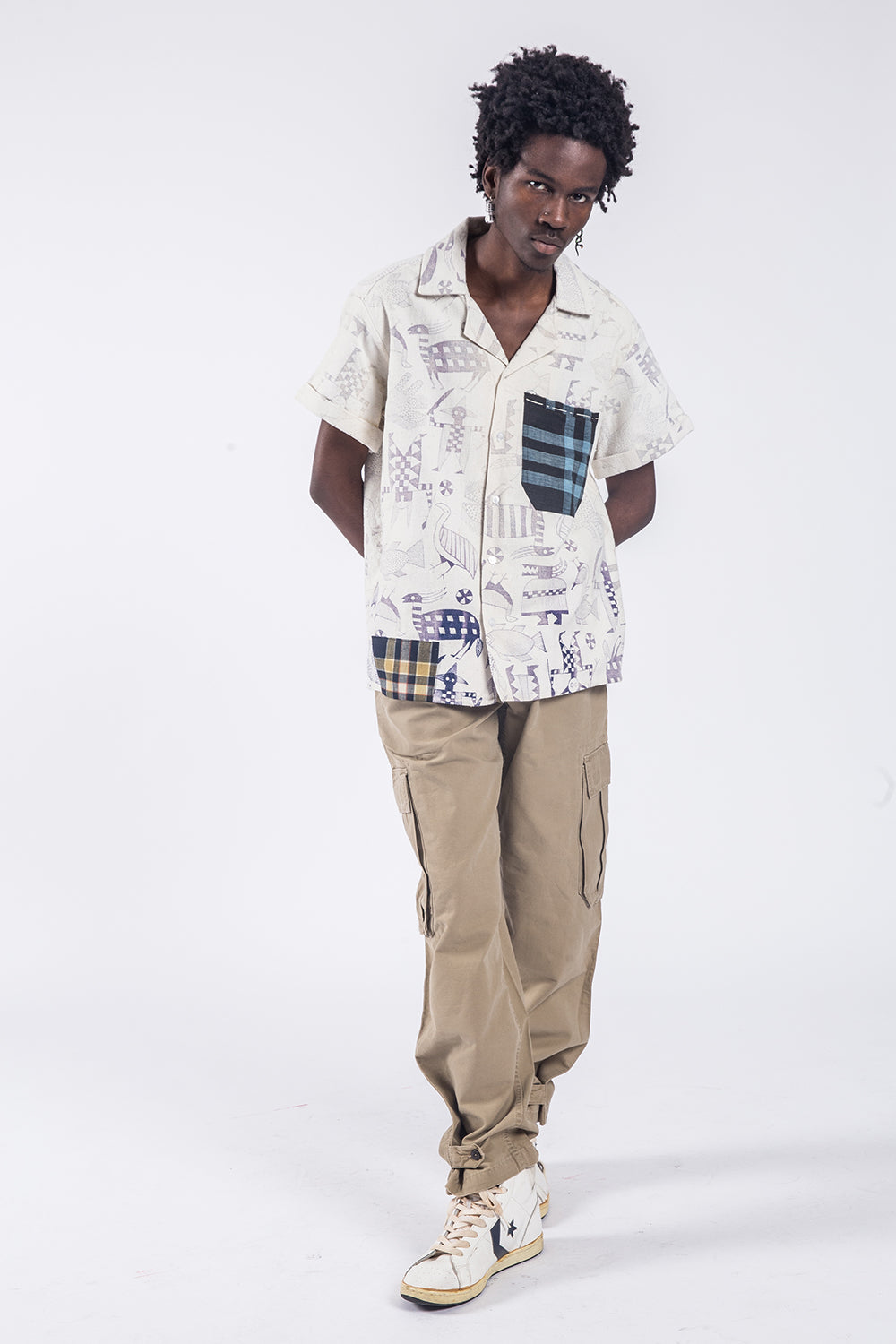 ALC-067 Vintage Mud Cloth Shirt ///SOLD///