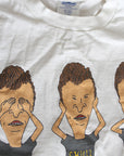 Vintage 90's Beavis and Butthead See No Evil, Hear No Evil, Speak No Evil T-Shirt