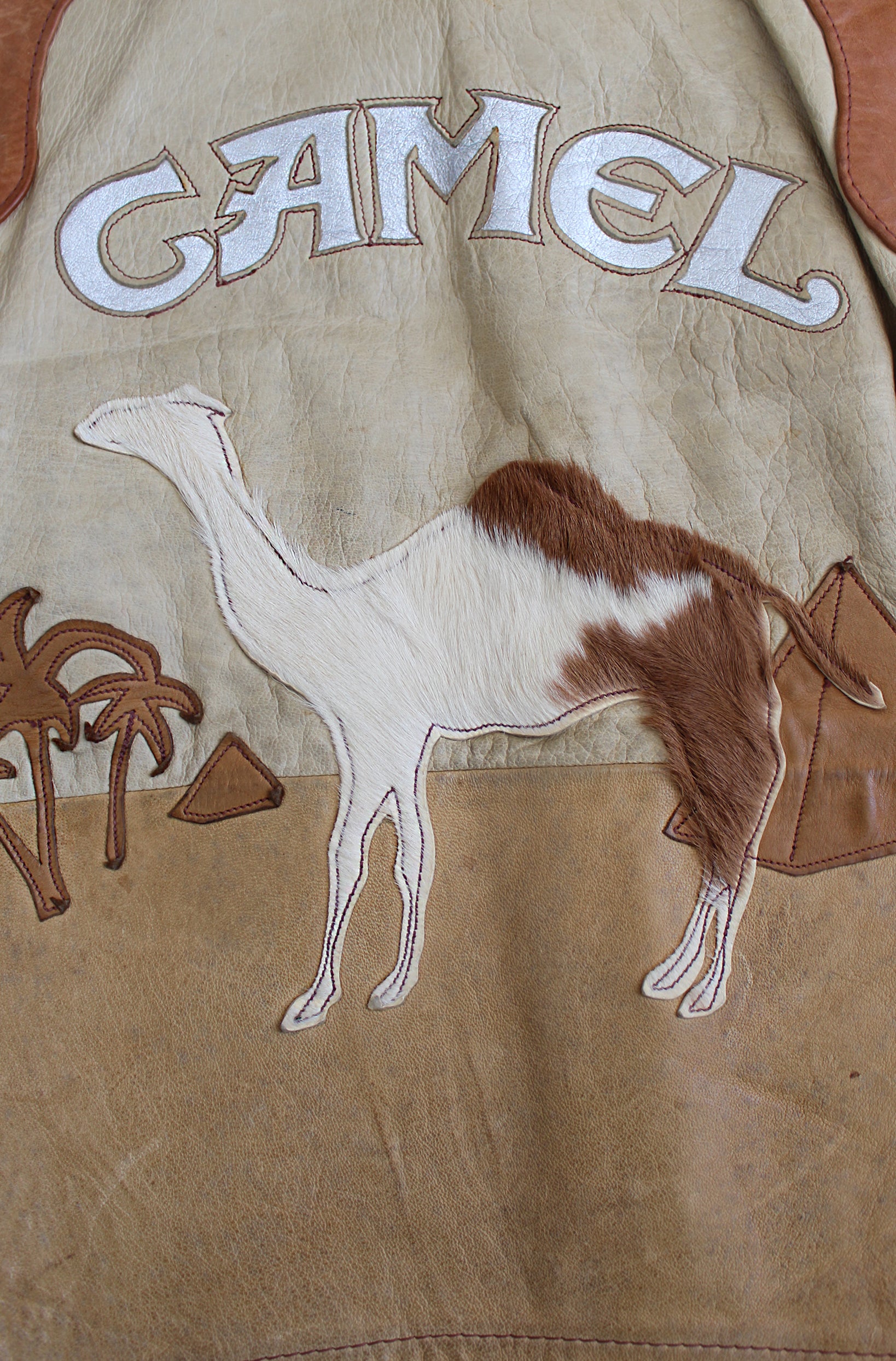 camel cigarette leather jacket Vintage 70's East West Musical Instruments CAMEL Leather Jacket – Afterlife  Boutique