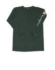 Vintage 90's Deadstock Champion Spellout Long Sleeve Hunter Green ///SOLD///