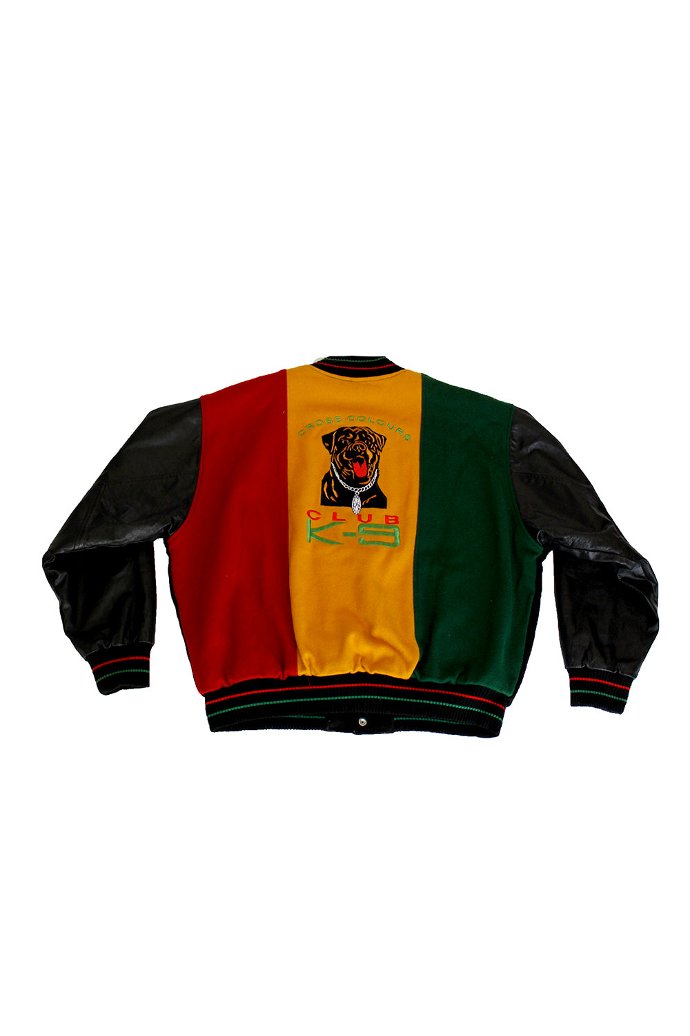 Vintage 90's Cross Colours Letterman Club K-9 Jacket ///SOLD