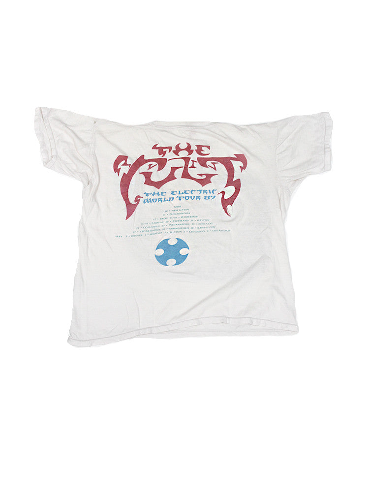 The Cult ~ Electric World Tour 1987 Vintage T-shirt – Afterlife
