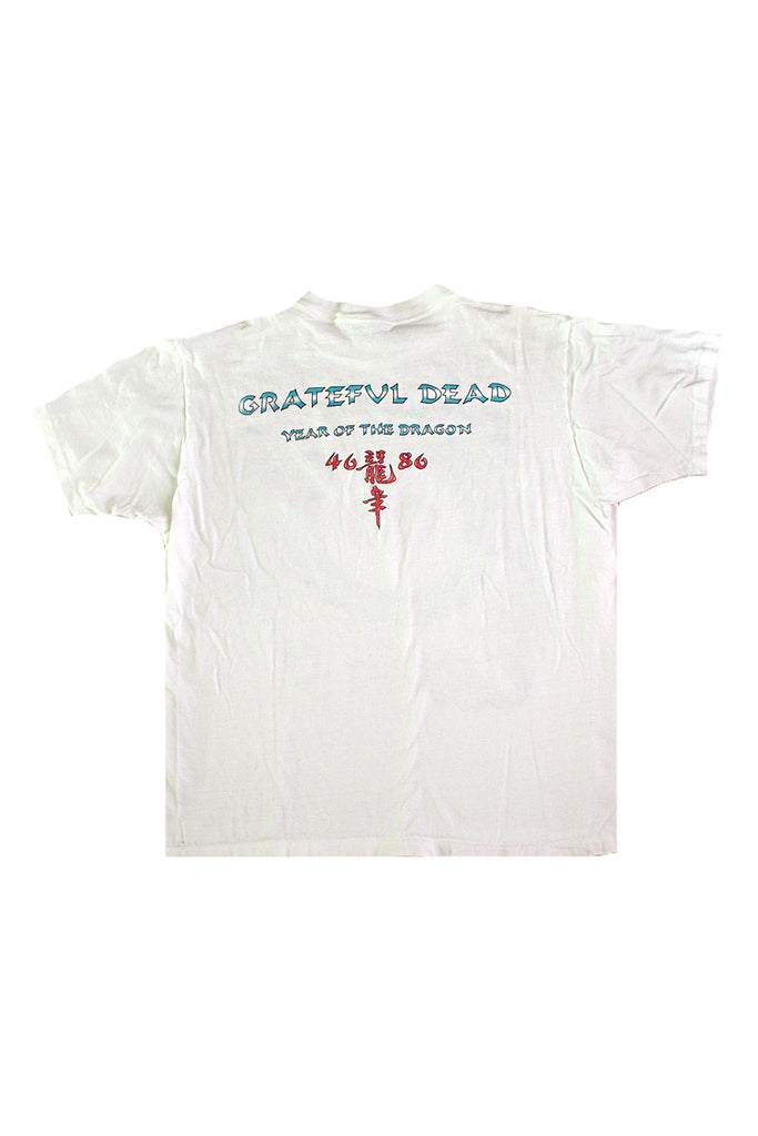 Vintage 1986 Grateful Dead Year of The Dragon David Forslund T-Shirt