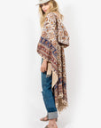 ALC-010 Kalamkari Hooded Poncho