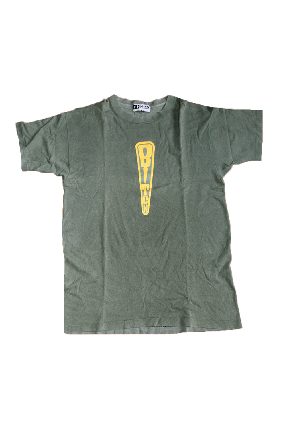 Vintage 90's BITCH Skateboards Green / Mustard T-shirt – Afterlife