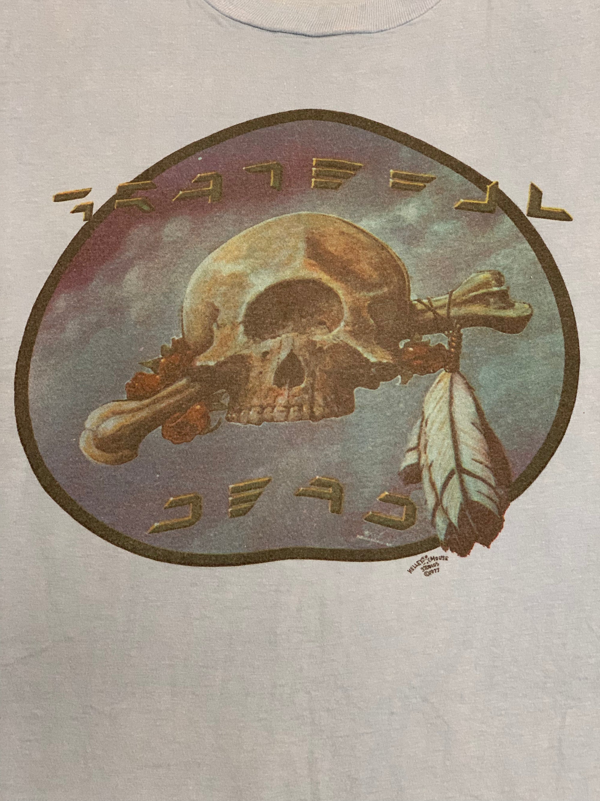 Vintage 1977 Grateful Dead Cyclops Kelley Mouse T-Shirt