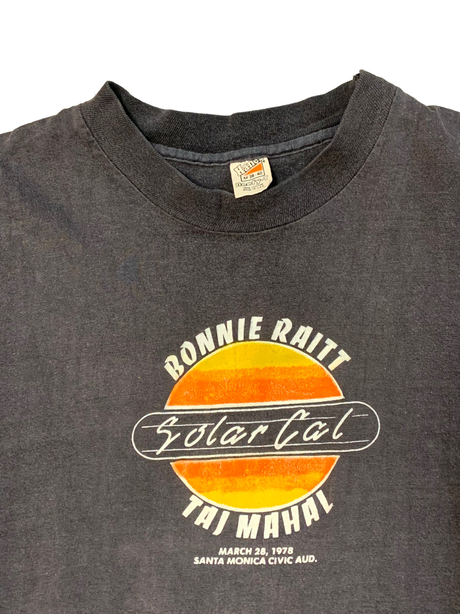 Vintage 1978 Bonnie Raitt Taj Mahal T-Shirt
