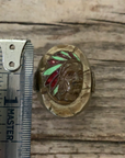 Vintage 1940’s Indian Head Mexican Biker Ring Size 11.25