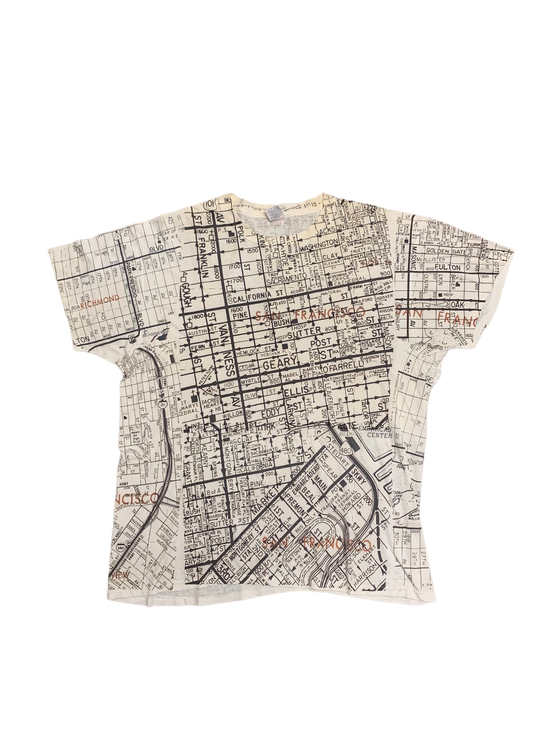ALC- San Francisco Map T-Shirt