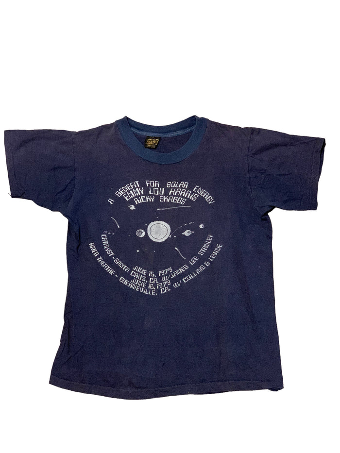 Vintage 70’s Emmy Lou Harris Solar Energy Benefit T-Shirt