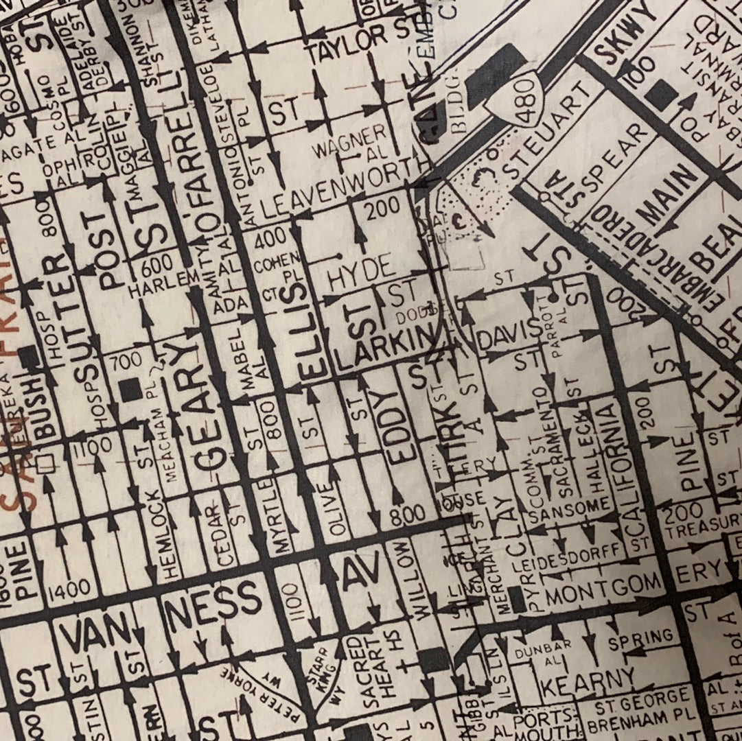 ALC- San Francisco Map T-Shirt