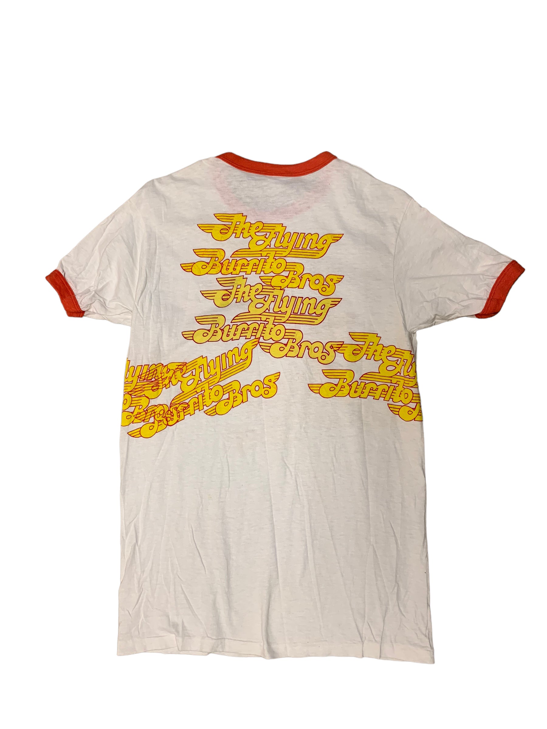 Vintage 70’s The Flying Burrito Bros Test Print T-Shirt