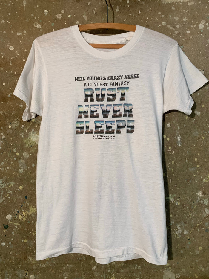 Vintage 70’s Neil Young Rust Never Sleeps T-shirt