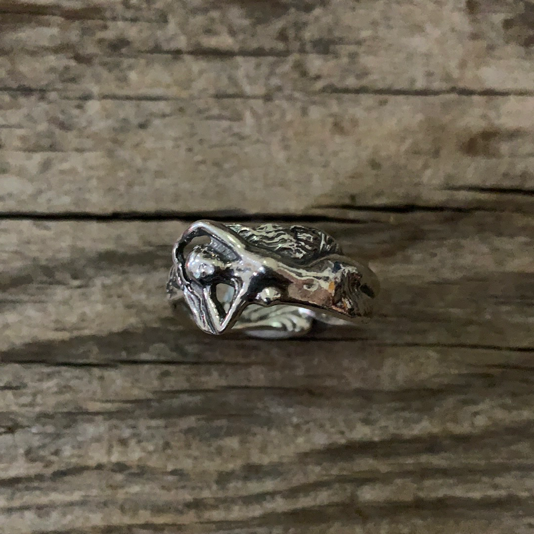 K*g様 DjangoAtour Lady nude ring シルバー925リ Vintage Sterling Silver Nude Lady Ring – Afterlife Boutique