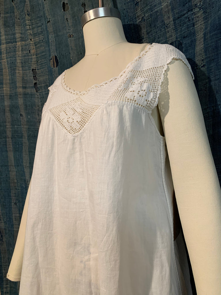 Vintage 1920’s Crochet Cotton Dress