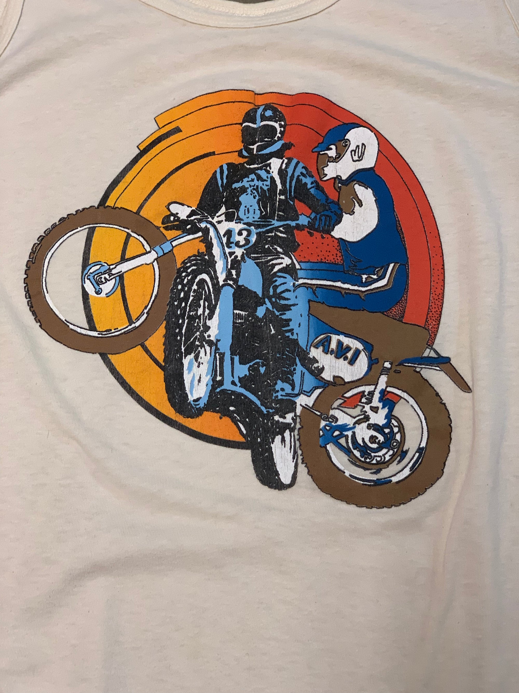Vintage 70’s Motorcross Tank Top
