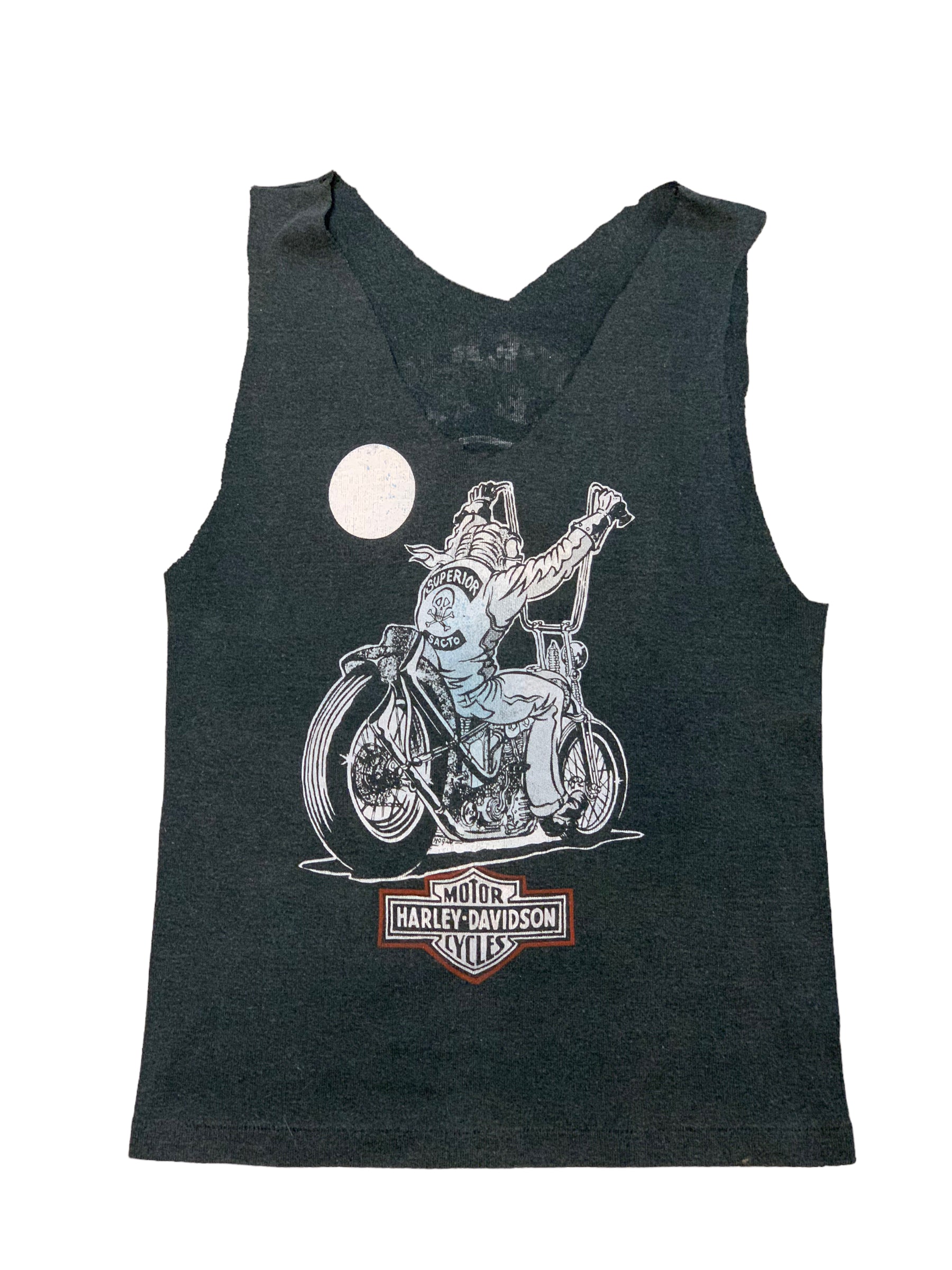 Vintage 70’s Harley Davidson Sacto Tank