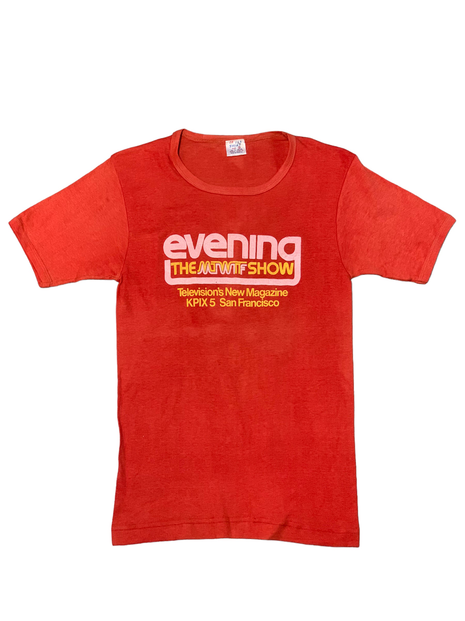 Vintage 70’s KPIX 5 SF Evening Show T-Shirt